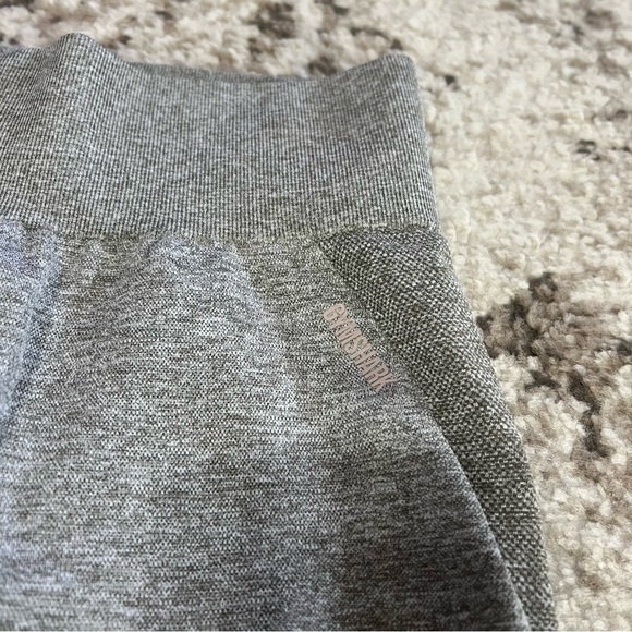 Gymshark Flex High Waisted Taupe Gray Leggings XS - Picture 3 of 6